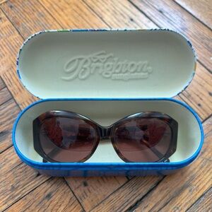 Brighton Women's Brown Sunglasses With Case